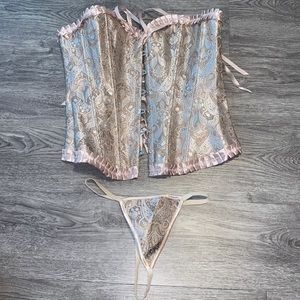 Corset with Thong